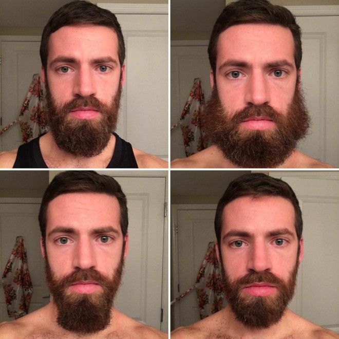 20 фото показывающих разницу между ухоженной бородой и заброшенными кустами 48
