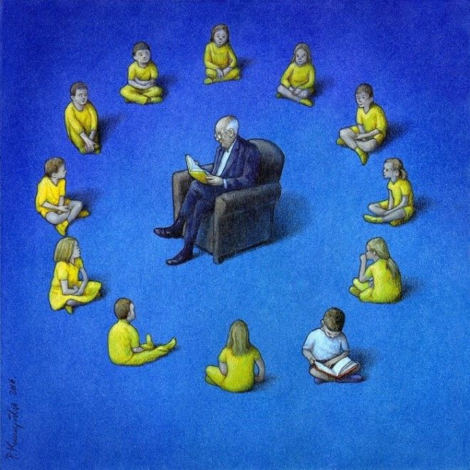 Карикатуры Павла Кучински о том, что не так с современным обществом 44