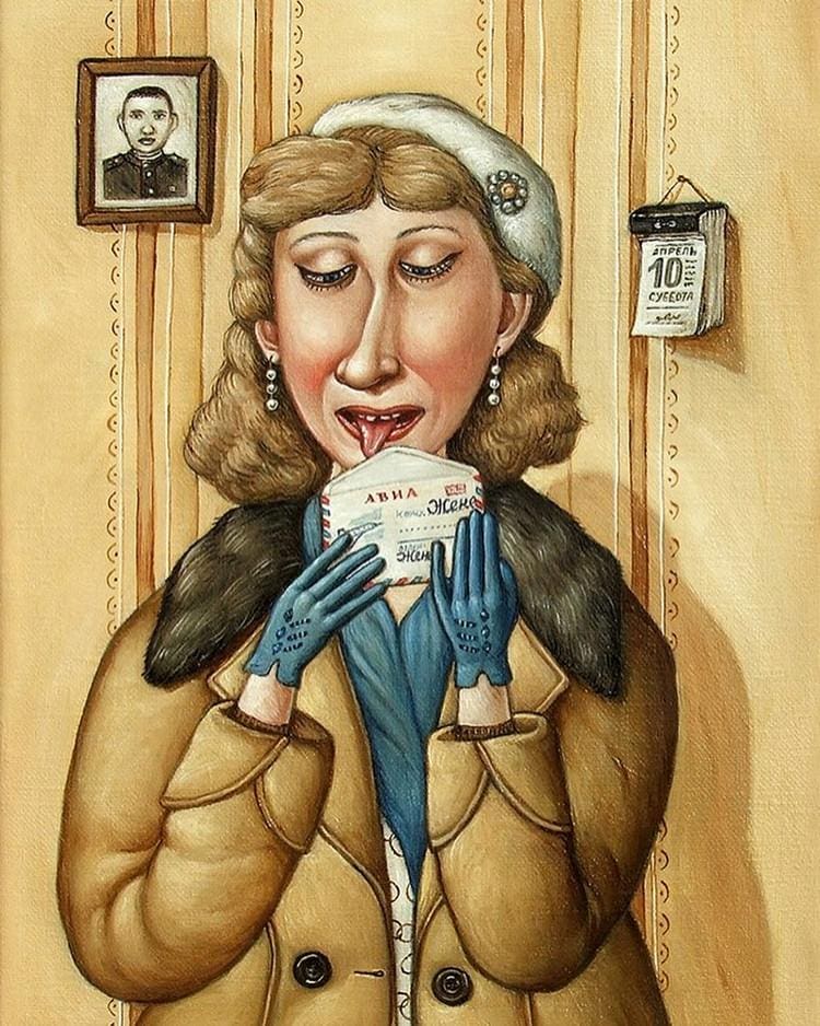 27 ироничных рисунков о родной атмосфере советских будней от украинской художницы 101
