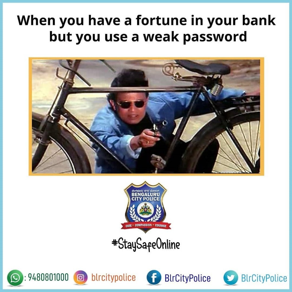 Полиция Бангалора постит мемы в своём Инстаграме, чтобы бороться с преступностью. Смешно и полезно! 60