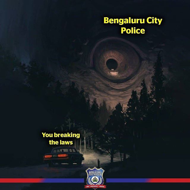 Полиция Бангалора постит мемы в своём Инстаграме, чтобы бороться с преступностью. Смешно и полезно! 54
