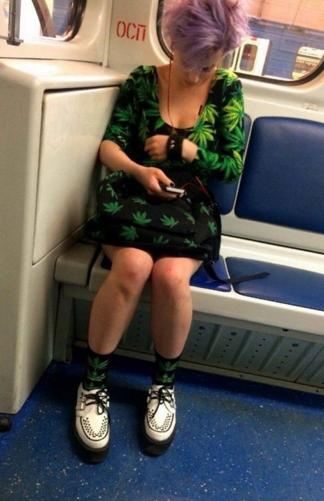 Мода из народа: самые яркие пассажиры российского метро 53