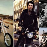 20 фото знаменитостей ХХ века на мотоциклах