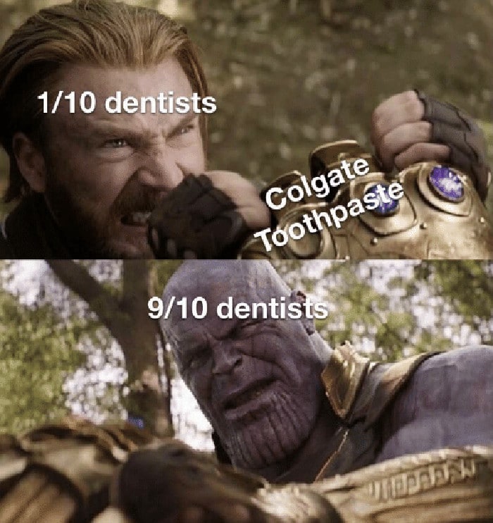 15 шуток с мемом «9 из 10 стоматологов», который понятен каждому, кто хоть раз смотрел рекламу 65