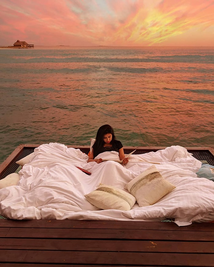 Отель на Мальдивах предлагает гостям за 400$ спать под открытым небом прямо над Индийским океаном 31