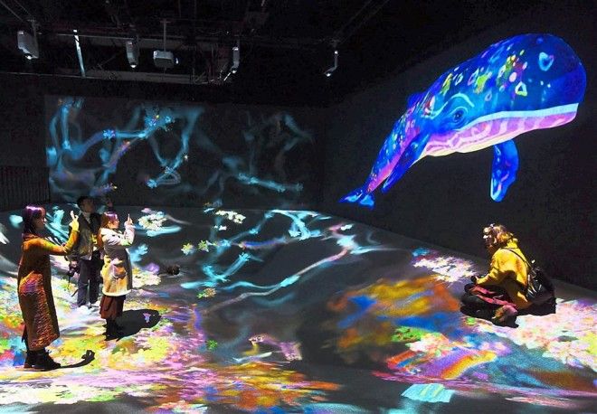 В Японии открыли первый в мире интерактивный музей цифрового искусства 32