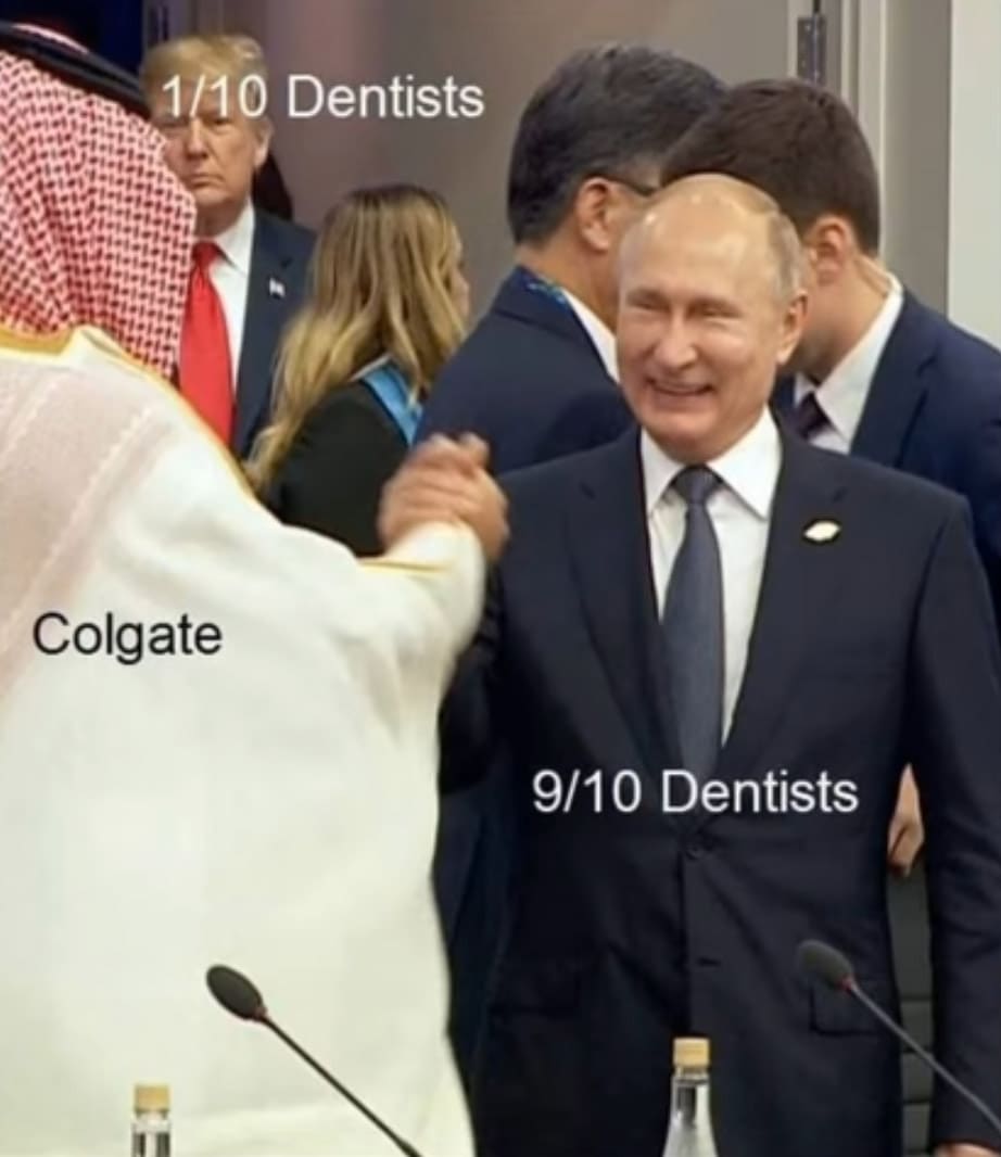 15 шуток с мемом «9 из 10 стоматологов», который понятен каждому, кто хоть раз смотрел рекламу 59