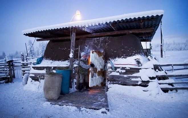 Ты не поверишь, но там живут люди! -67 °C в январе - это самая холодная деревня в мире. 44