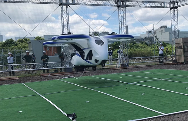 Пассажирский дрон протестировали в Японии 24