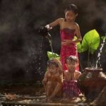 Счастливая жизнь в индонезийской деревне