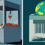 17 иллюстраций от немецкого художника, который показывает беды и зависимости современного общества