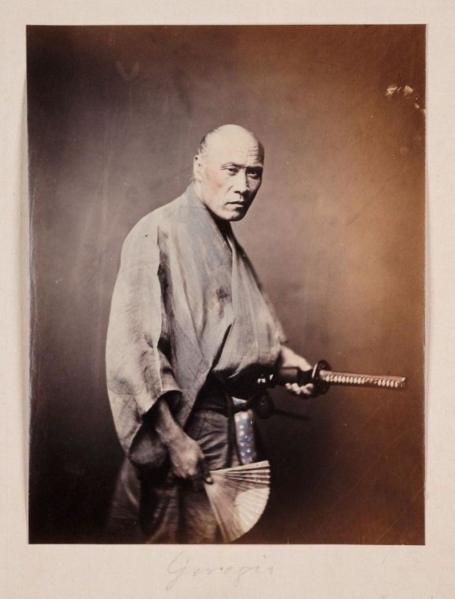 Очень редкие фото последних самураев 1800-х годов 33