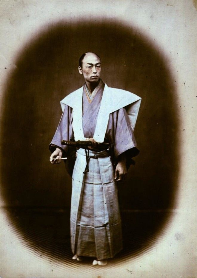 Очень редкие фото последних самураев 1800-х годов 32