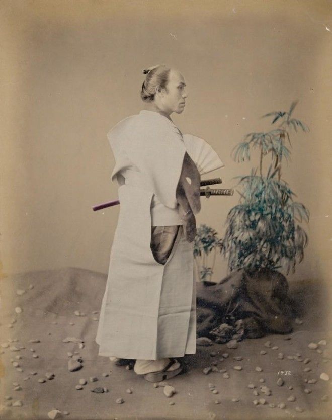 Очень редкие фото последних самураев 1800-х годов 30