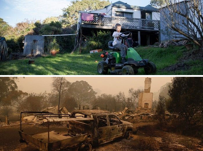 21 снимок “до и после” показывает ужасные последствия пожаров в Австралии 75