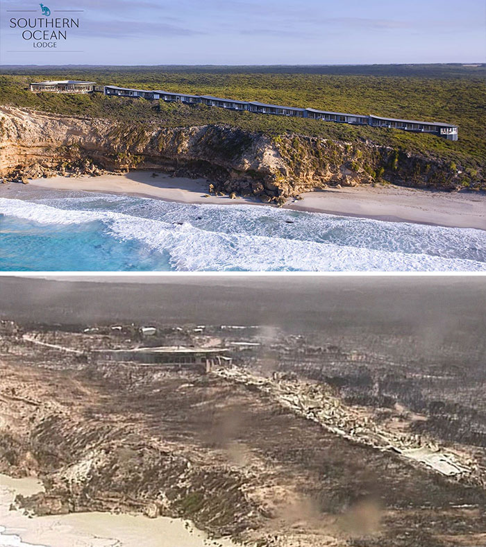 21 снимок “до и после” показывает ужасные последствия пожаров в Австралии 67