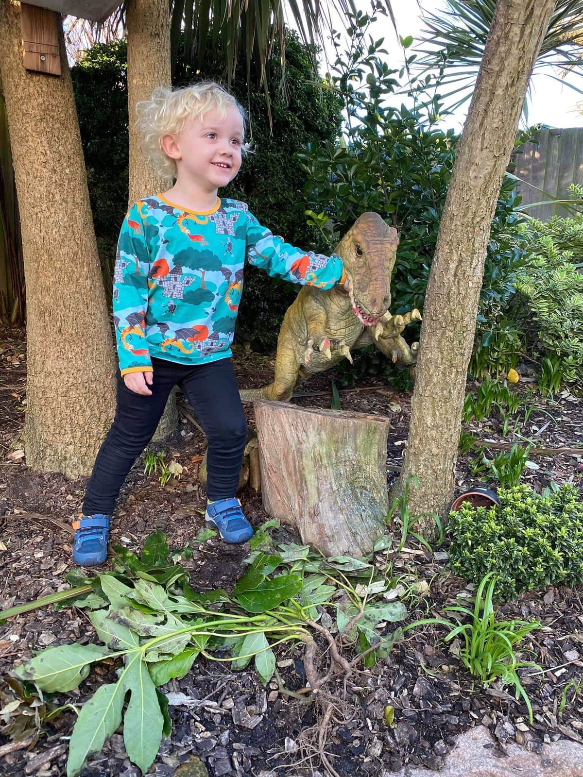 Мальчик попросил у папы игрушечного динозавра, тот заказал, но ошибся с размером. Всего на каких-то 3 метра! 34