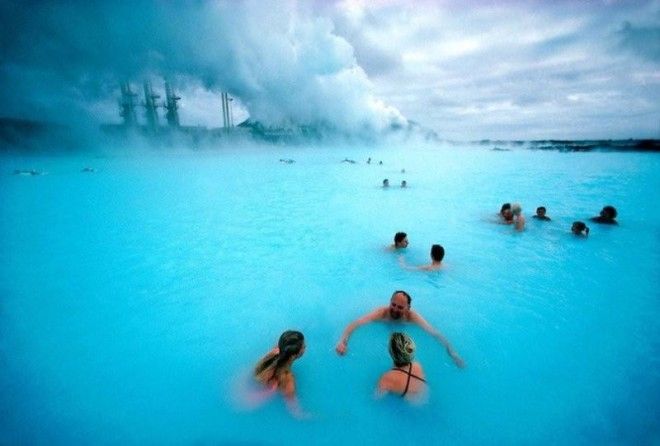 Это не фотошоп, а Голубая лагуна в Исландии 31