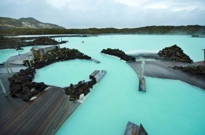 Это не фотошоп, а Голубая лагуна в Исландии 37