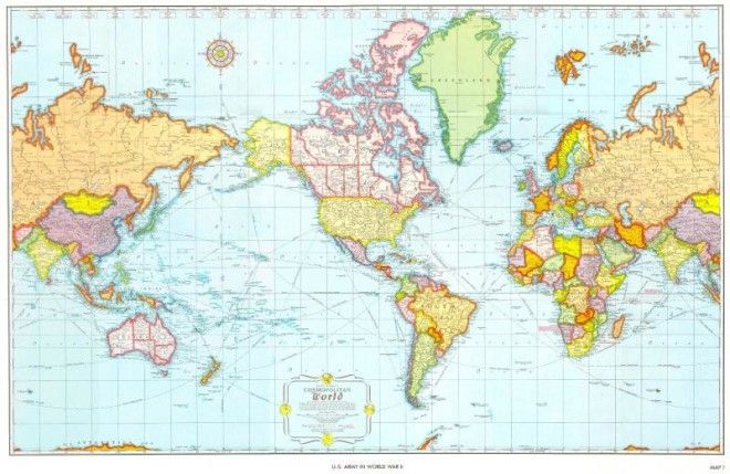 Карты мира — как они выглядят в разных странах 24
