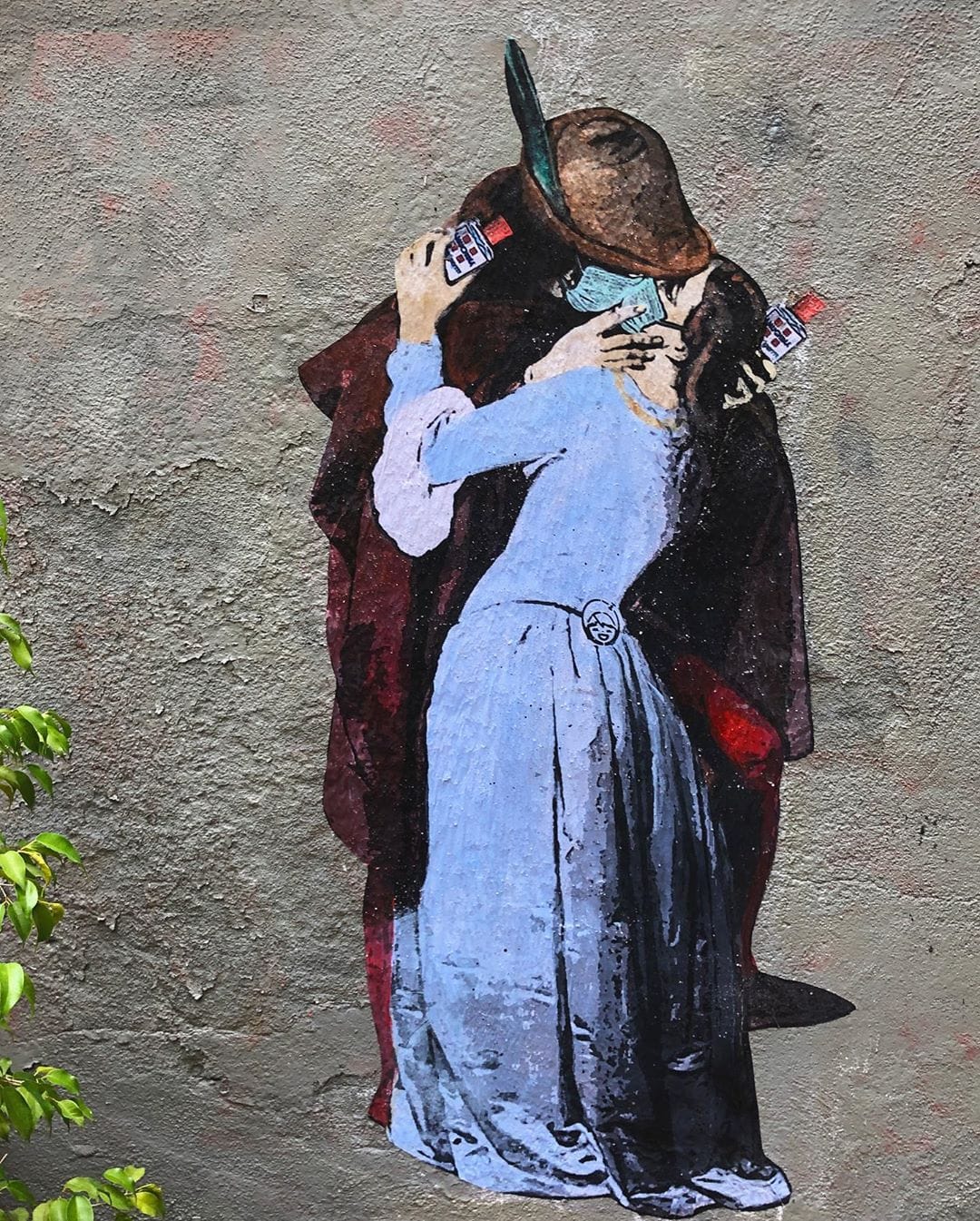 Даже стены говорят о карантине: уличные художники из разных точек мира посвящают граффити коронавирусу 86