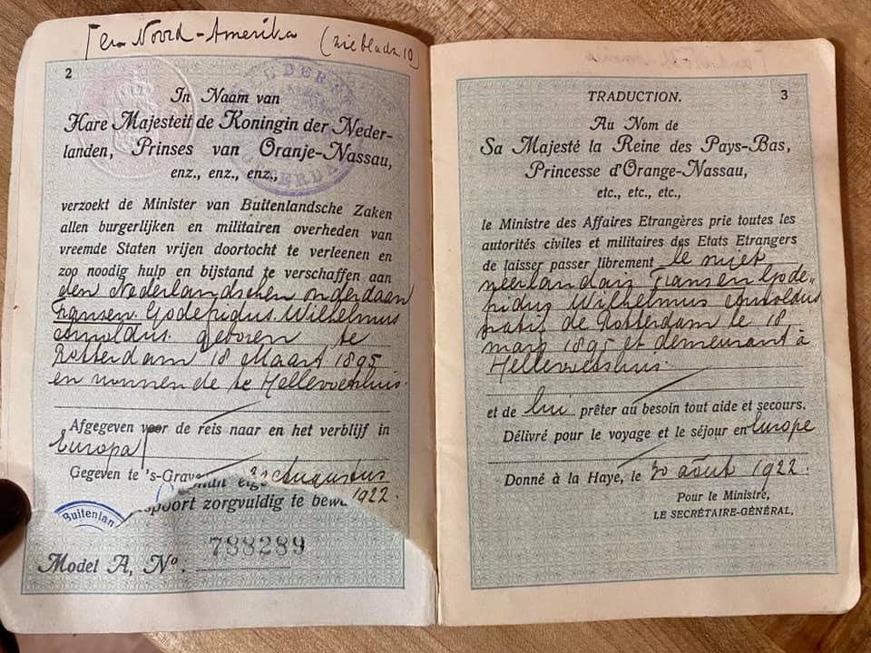 Как выглядел европейский паспорт 100 лет назад? Женщина получила документы прадеда и решила их перевести 28