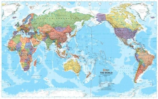 Карты мира — как они выглядят в разных странах 25