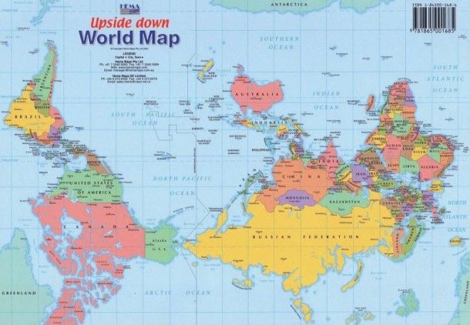 Карты мира — как они выглядят в разных странах 26