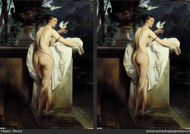 Похудевшая Венера на знаменитых полотнах 34
