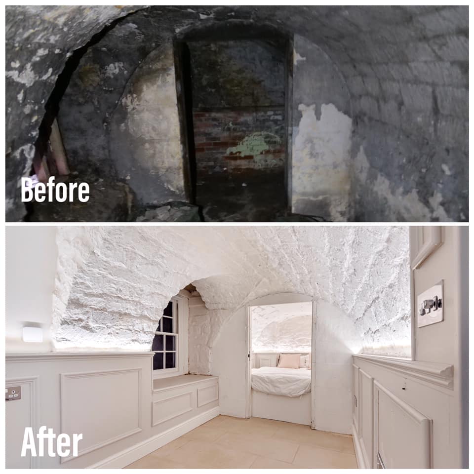 Британский сноубордист решил отремонтировать старое грязное подземелье и превратил его в шикарные апартаменты 25