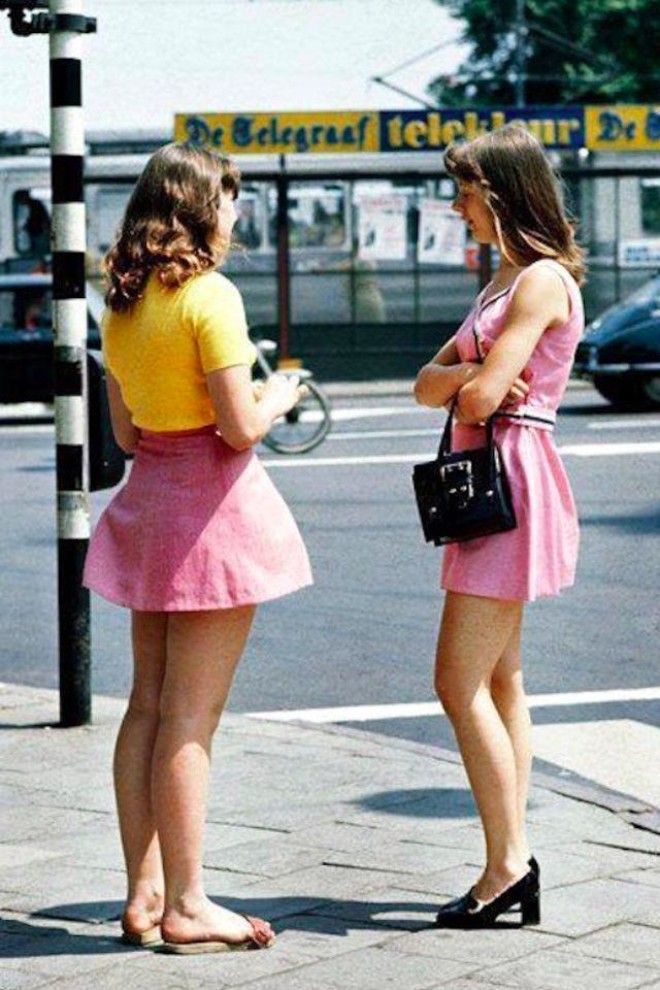 Женский уличный стиль 70-х годов 52