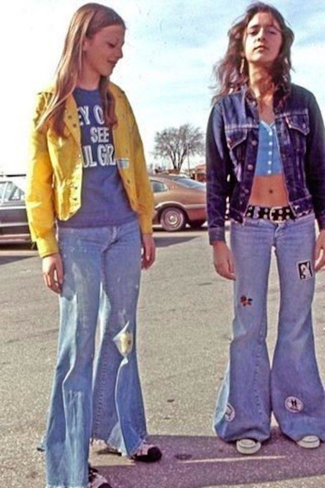 Женский уличный стиль 70-х годов 57