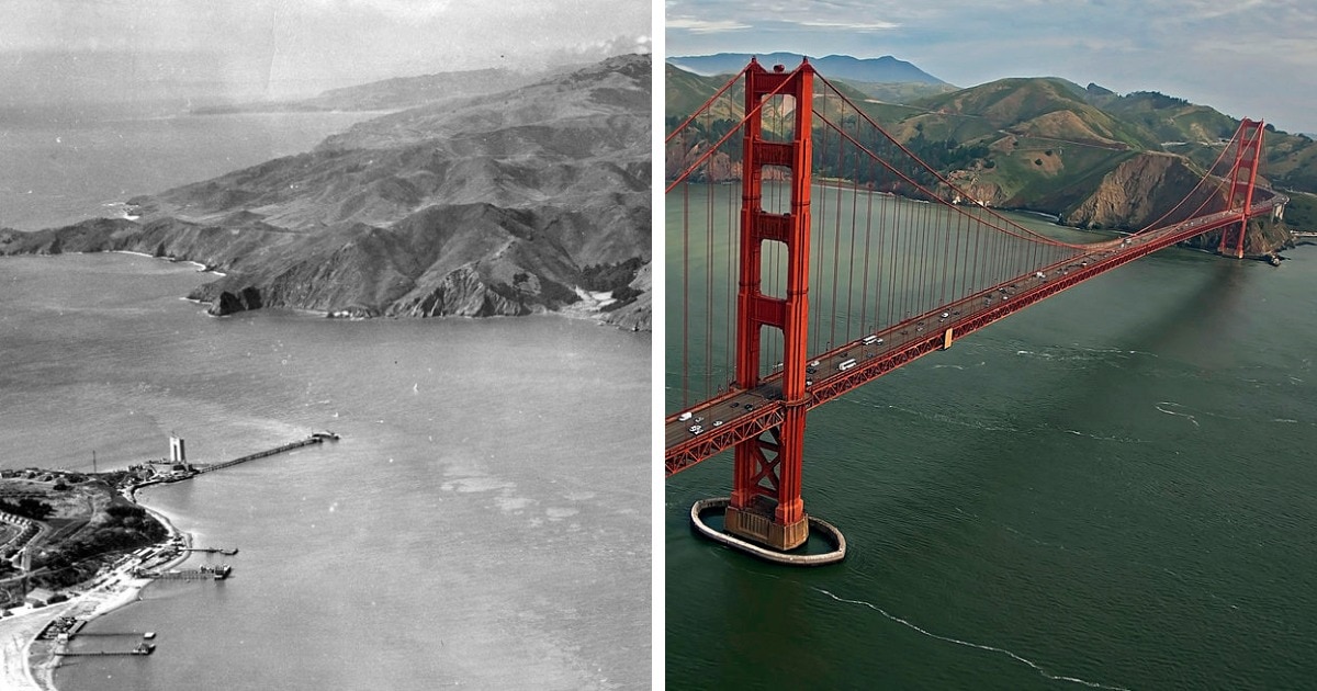 Самые знаменитые сооружения на планете: фотографии до и после строительства знаковых объектов 34