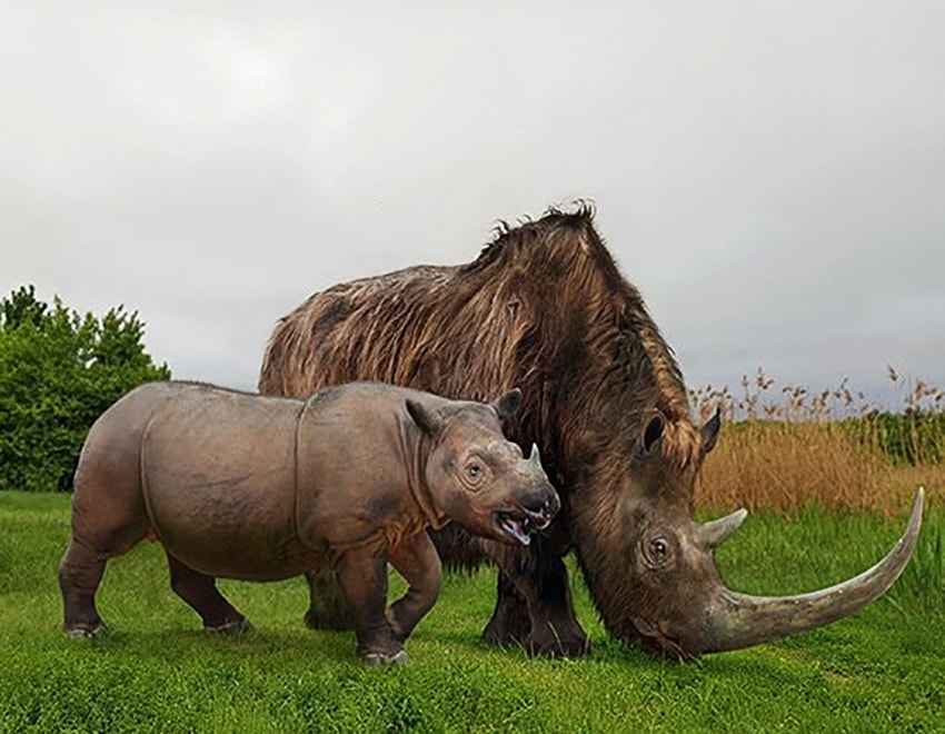15 наглядных сравнений размеров давно вымерших животных с их современными родственниками 47