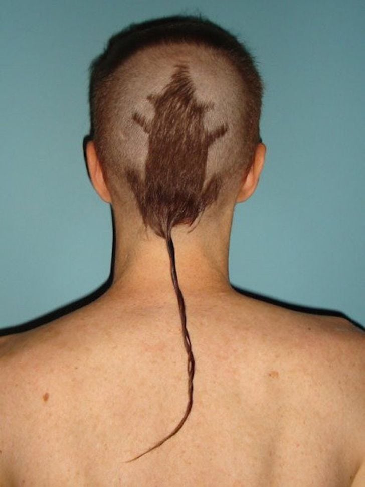 16 внезапных парикмахерских шедевров от людей, которые решили, что жизнь слишком коротка для скучных причёсок 61