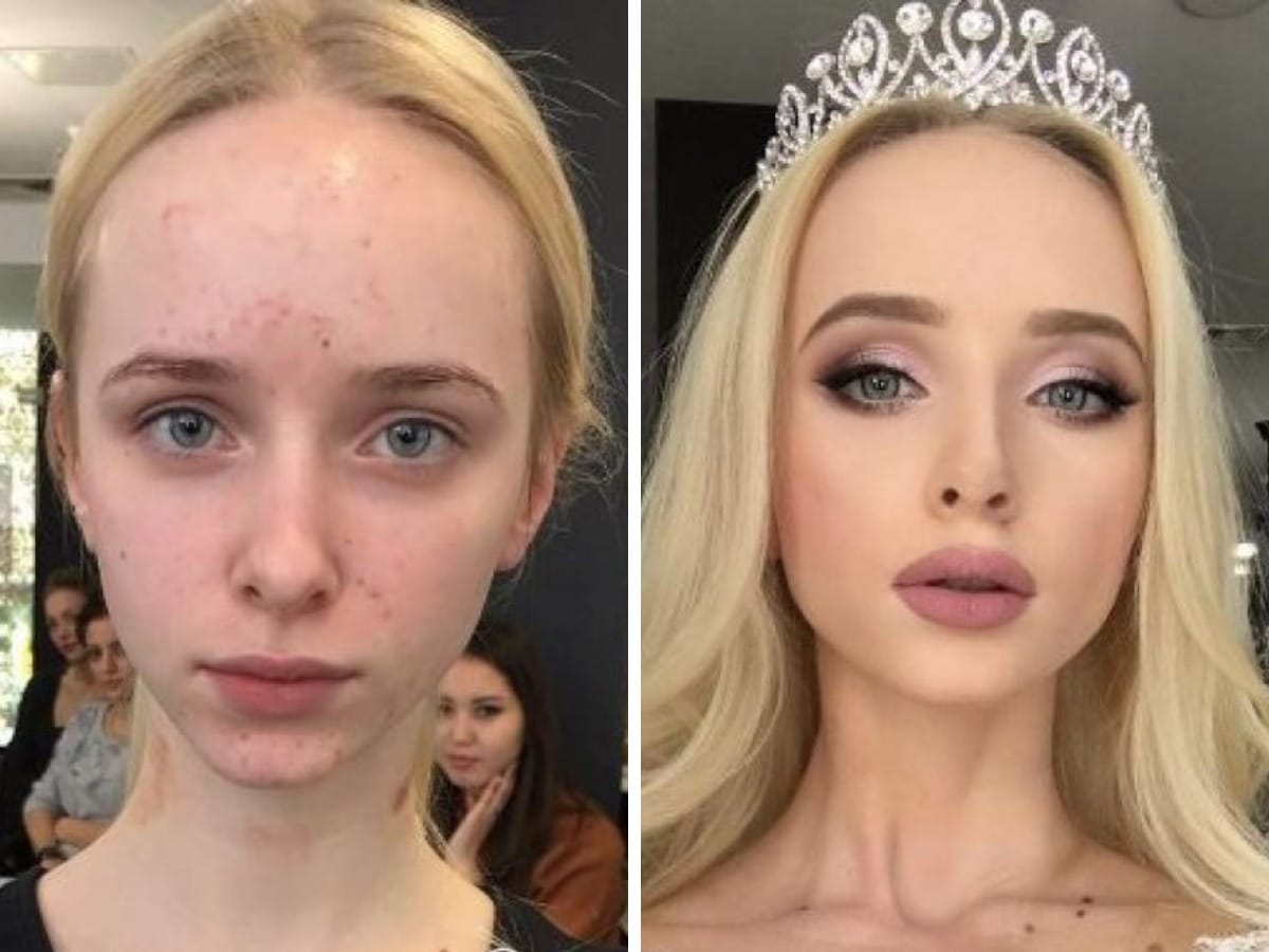 15 фото, доказывающих, что косметика способна настолько изменить человека, что никакой хирург не нужен 50