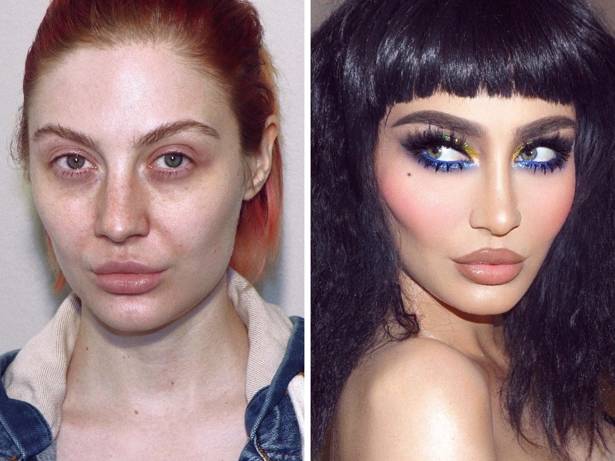 15 фото, доказывающих, что косметика способна настолько изменить человека, что никакой хирург не нужен 58