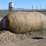 Дом-гигантская картошка — мечта любителя картофеля и кошмар для клаустрофоба
