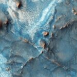 Ледяная область Марса. Изумительно!