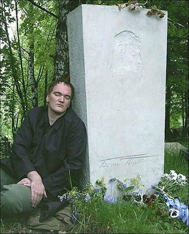 Что делал Квентин Тарантино на могиле Бориса Пастернака? 10